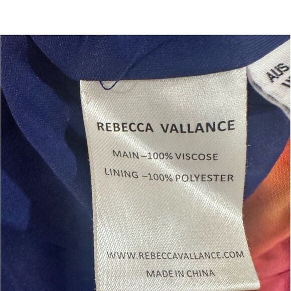 NWT REBECCA VALLANCE Del Prado cutout printed jersey midi dress size 2 $865 - Picture 11 of 16